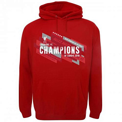Толстовка Ливерпуль Champions Of Europe Hoodie Mens