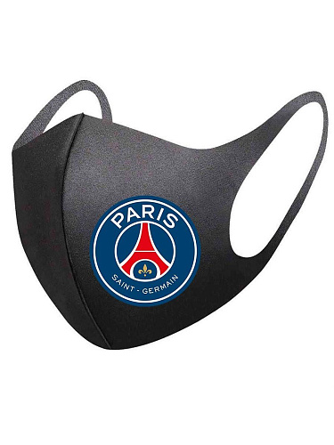 Маска для лица многоразовая ПСЖ черная
