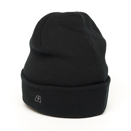 Шапка Россия 11389 черная с отворотом Russia