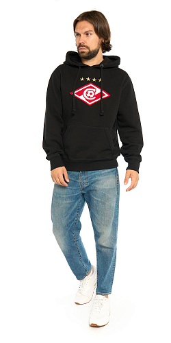 Толстовка Спартак черная 111140