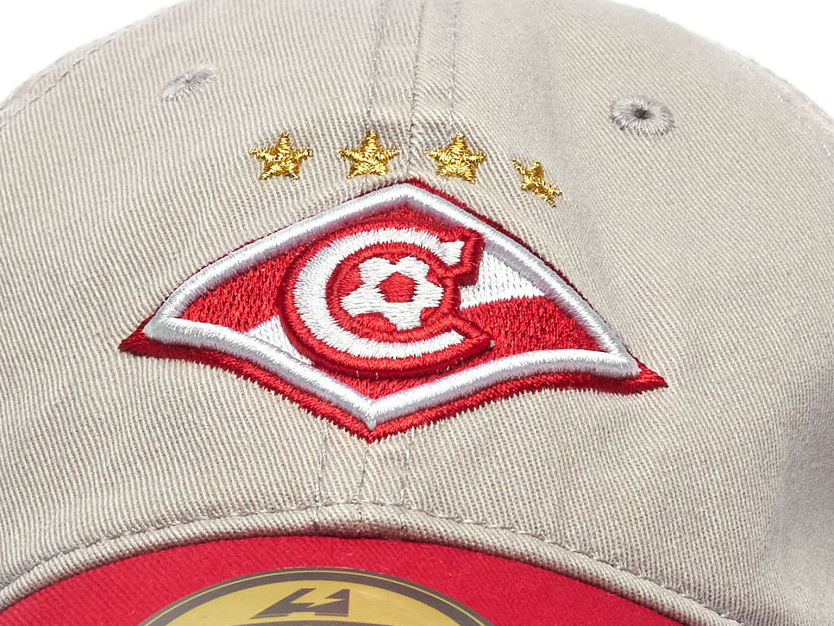 Бейсболка Спартак 120370 серая