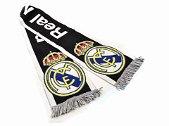 Шарф Реал Мадрид Scarf Black White Gold