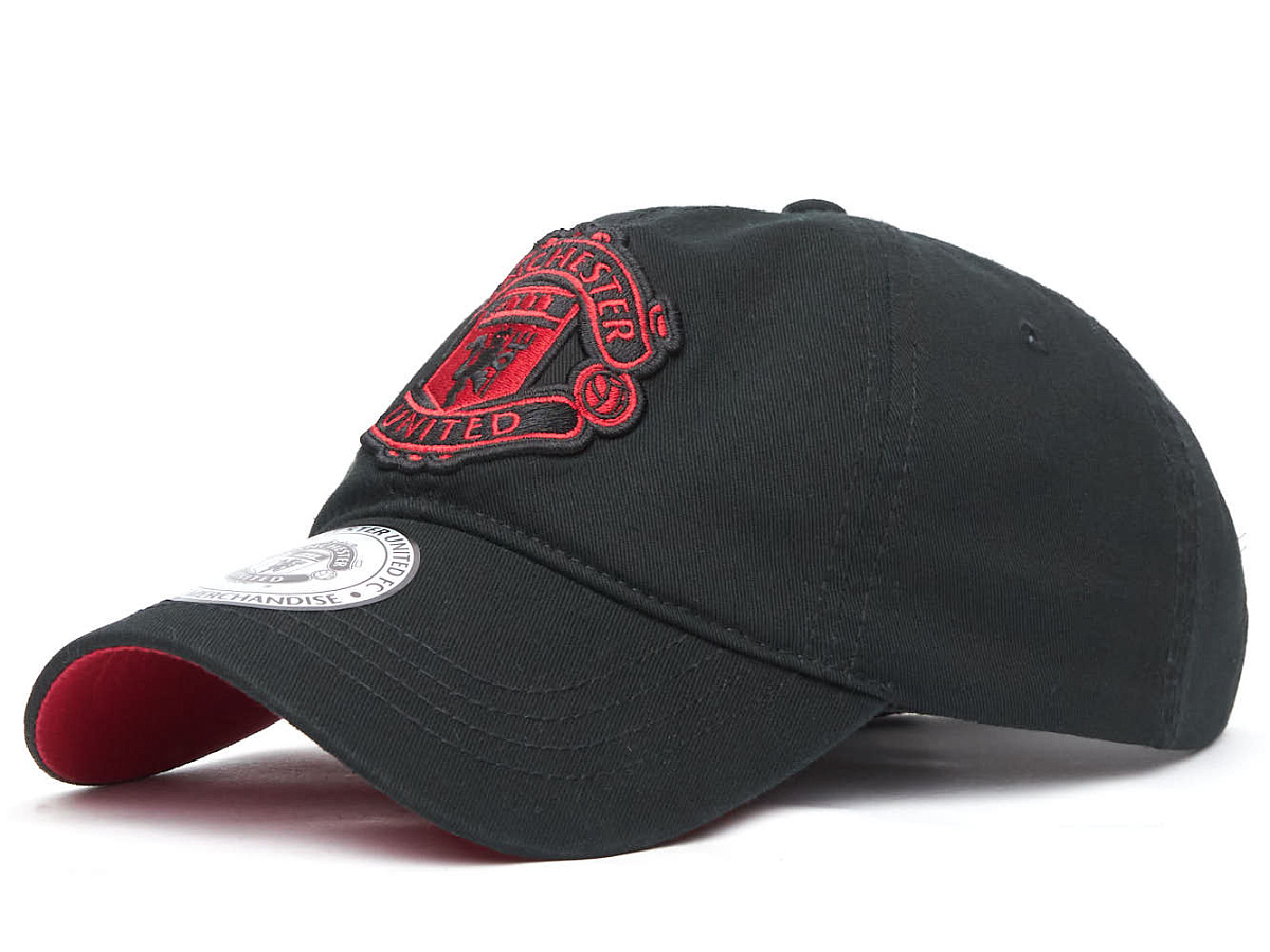 Бейсболка Манчестер Юнайтед  черная 107694