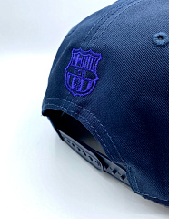 Бейсболка снэпбэк Барселона Blue Melange