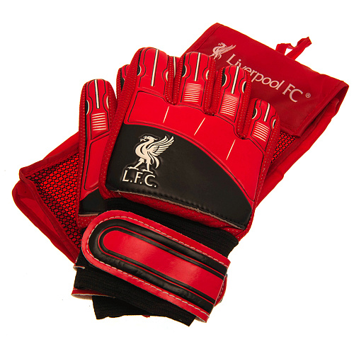 Вратарские перчатки Ливерпуль детские Goalkeeper Gloves Kids DT, 7-9 лет