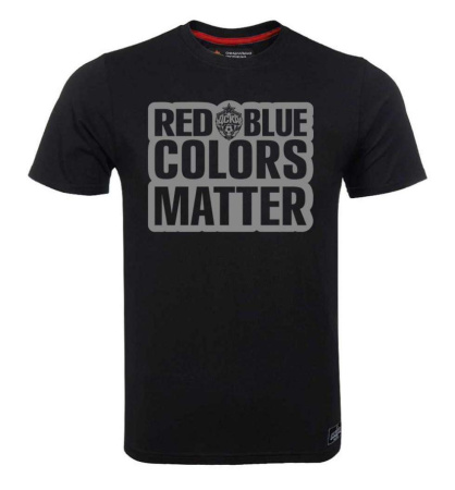   "Red-Blue colors matter",  