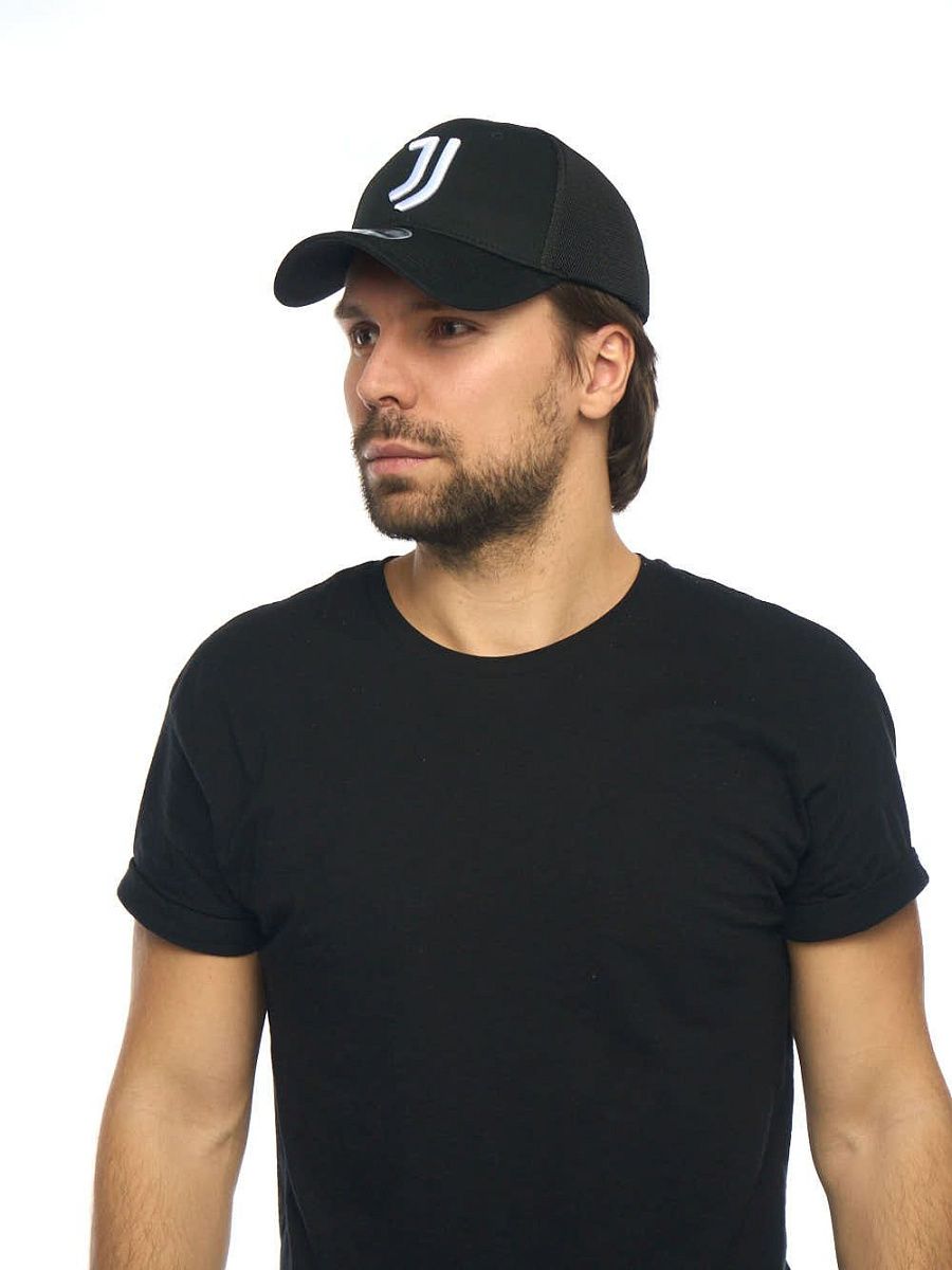 Бейсболка Ювентус летняя с сеткой 37343