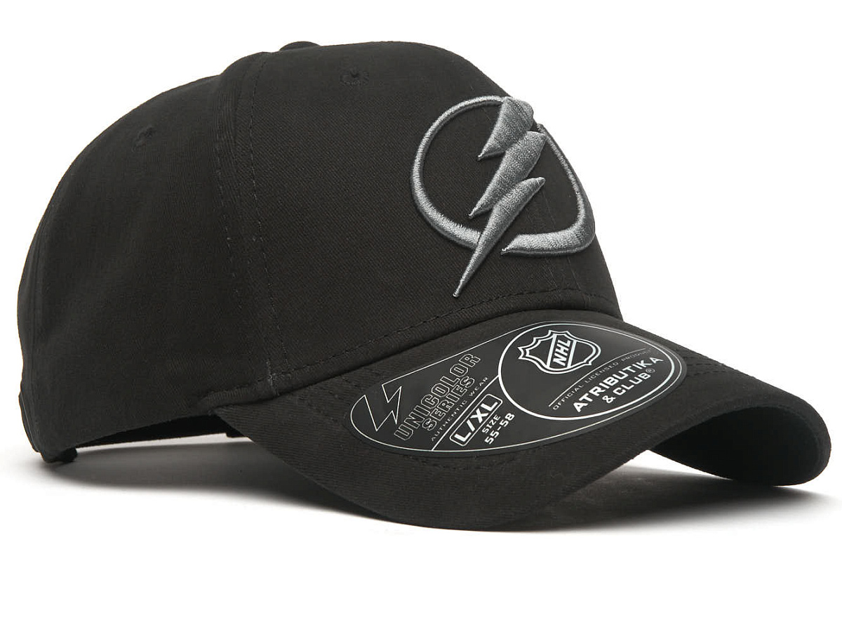 Бейсболка NHL Tampa Bay Lightning черная 31606