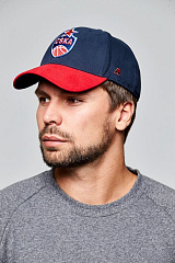 Бейсболка ПБК ЦСКА 20648 сине-красная