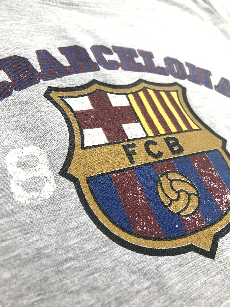 Женская футболка Барселона 1899, серая, 5001CLK