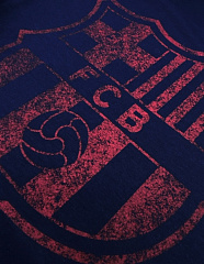 Футболка Барселона Escudo темно-синяя