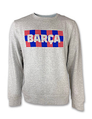 Свитшот Барселона SWEAT SHIRT CHESS, серый