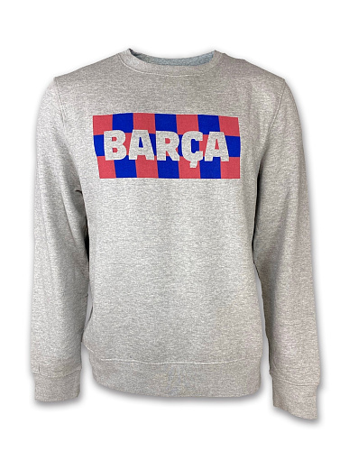 Свитшот Барселона SWEAT SHIRT CHESS, серый