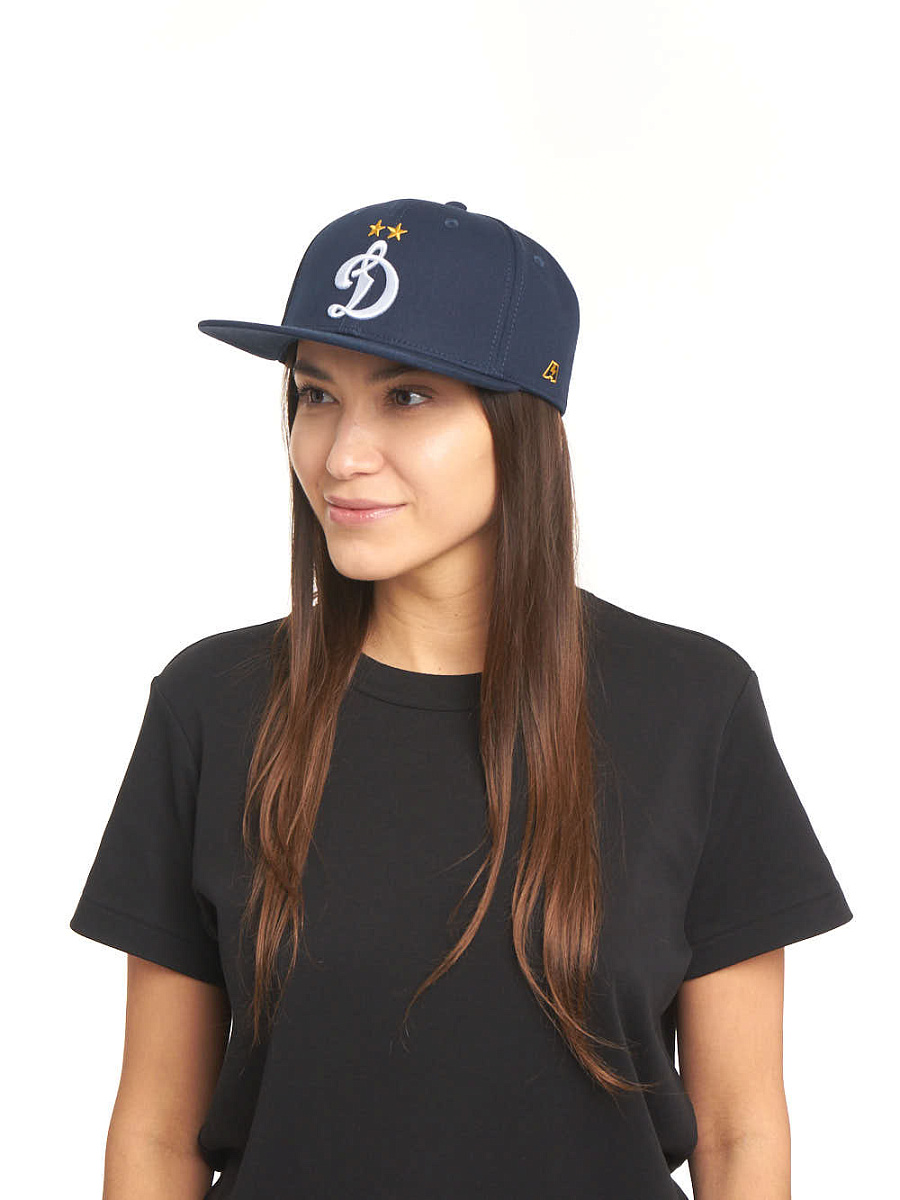 Бейсболка Динамо 60193 темно-синяя, прямой козырек