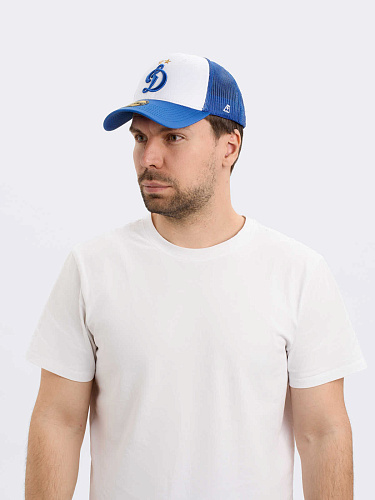 Бейсболка Динамо 60368 бело-синяя летняя