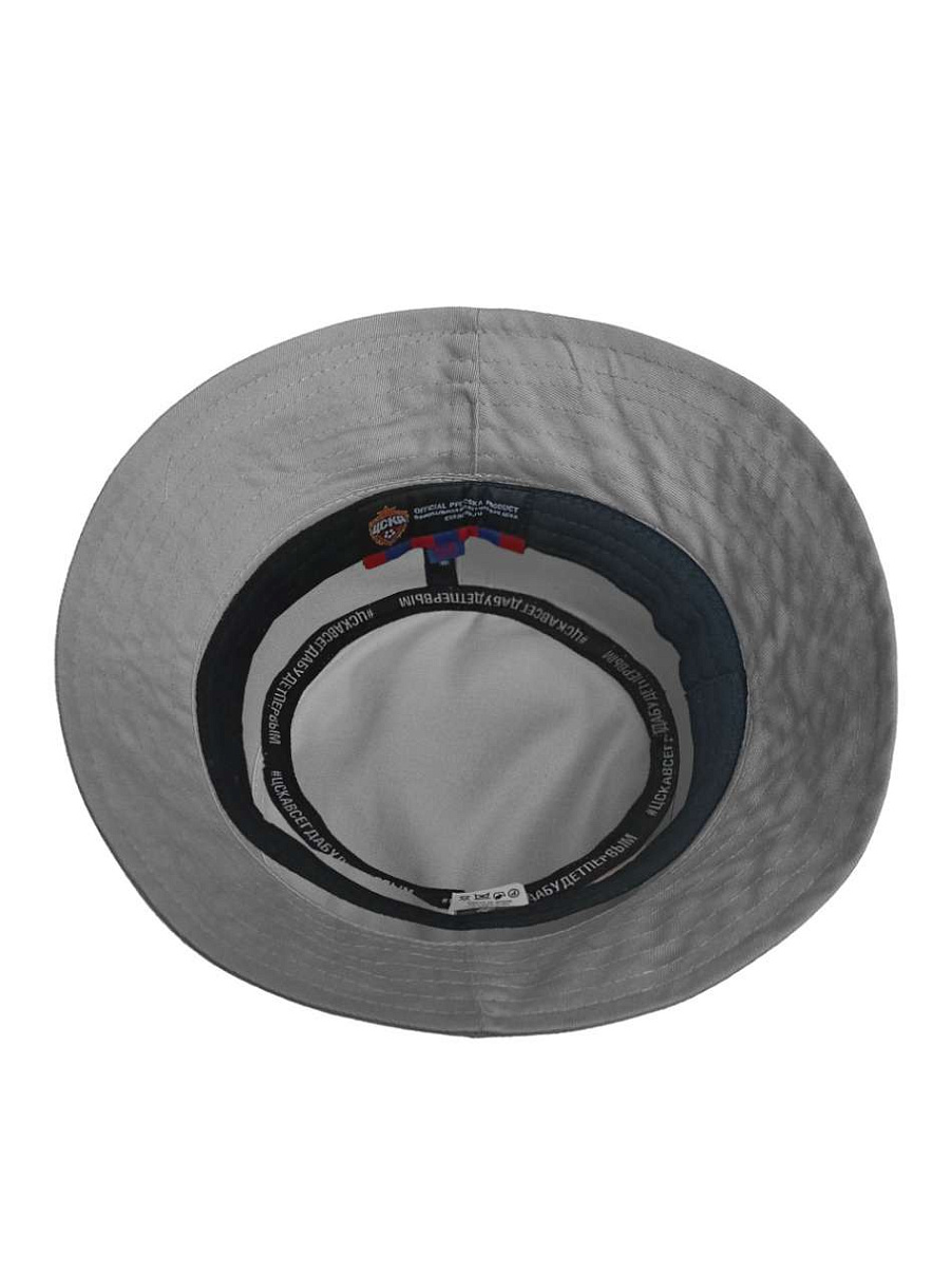 Панама детская "Эмблема ПФК ЦСКА", цвет серо-бежевый		