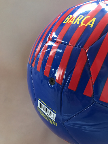 Мяч Барселона красно-синий в полоску