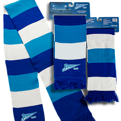 Шарф вязанный с вышивкой Зенит 040041