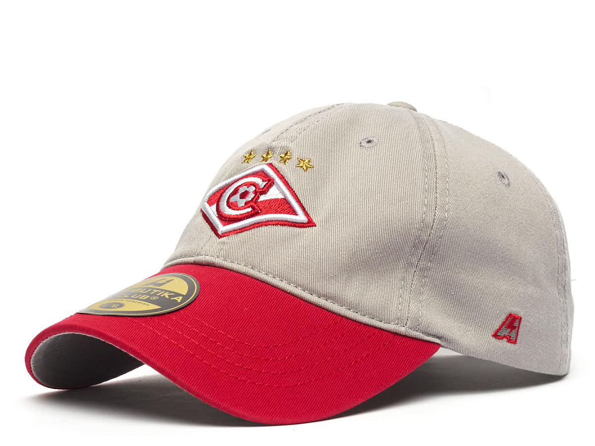 Бейсболка Спартак 120370 серая