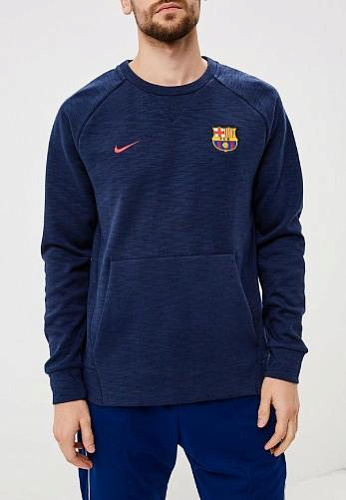 Свитшот Барселона Nike 2018-19 FCB M NSW CRW OPTIC 919555-451