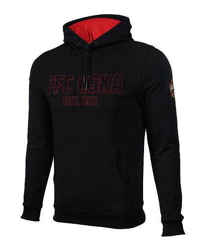Толстовка ЦСКА с капюшоном мужская черная