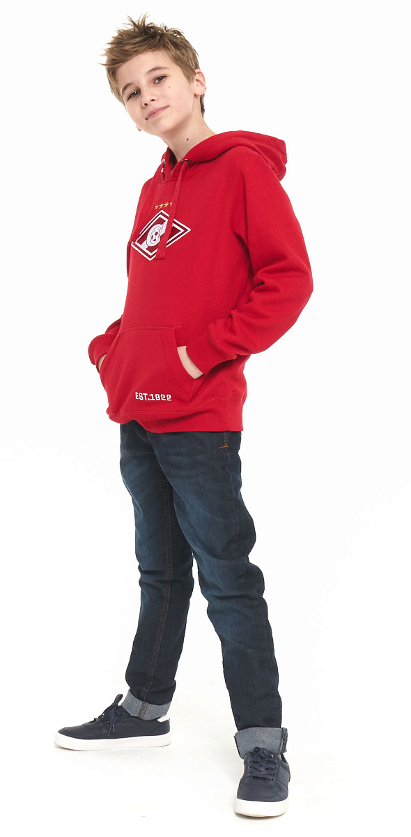 Детская толстовка Спартак 100730 красная
