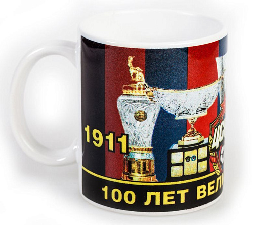 Кружка керамическая ЦСКА "Трофеи"