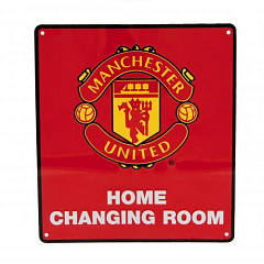 Табличка Манчестер Юнайтед Home Changing Room Sign