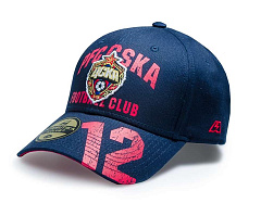 Бейсболка ЦСКА с номером 12, цвет синий, 50342