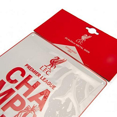 Табличка Ливерпуль Premier League Champions Sign WT