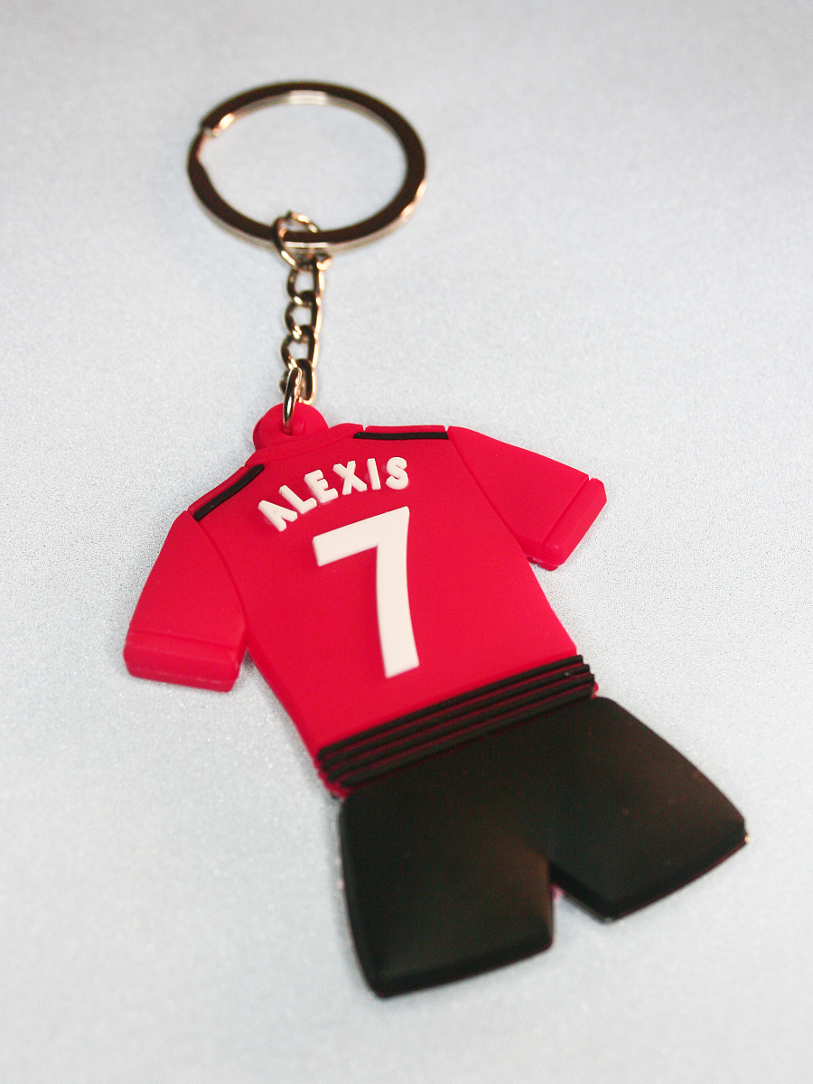 Брелок Манчестер Юнайтед Алексис ПВХ