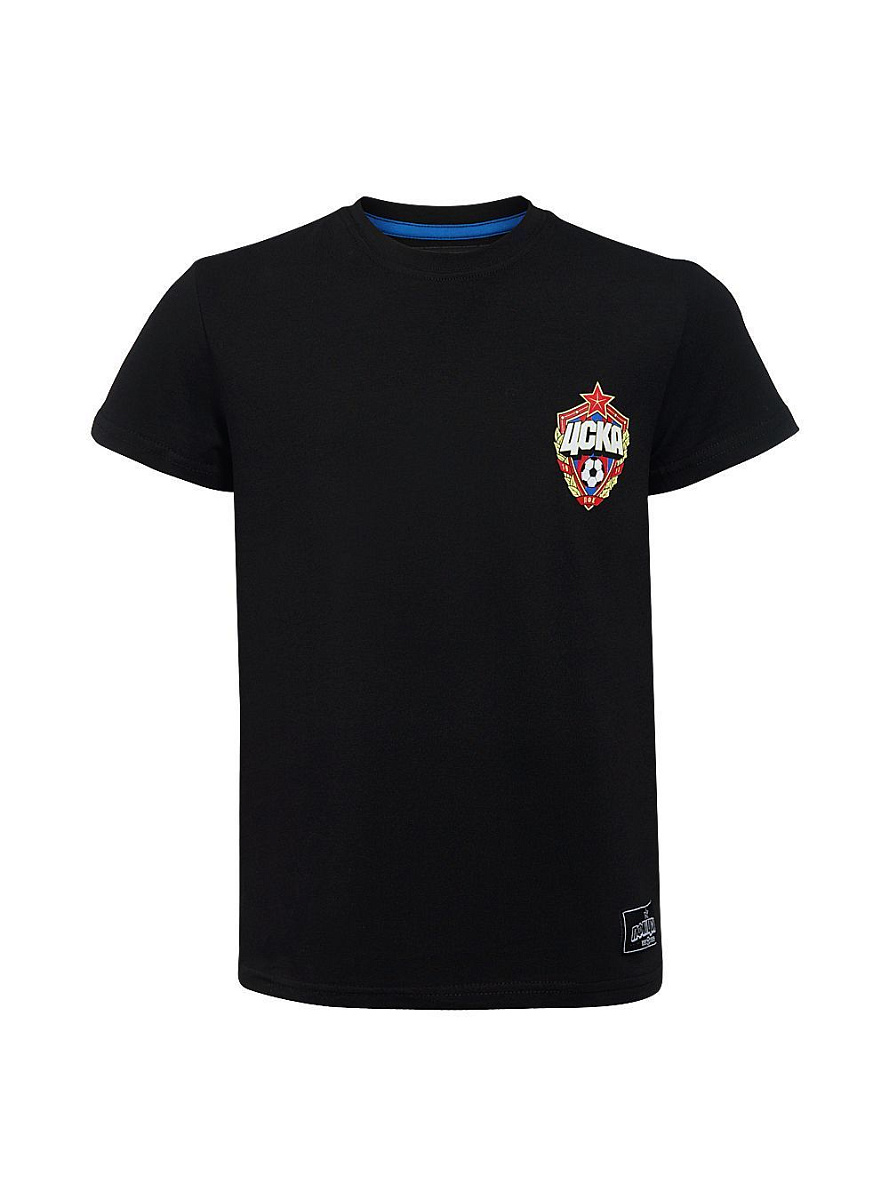 Футболка детская ЦСКА"Эмблема", цвет чёрный