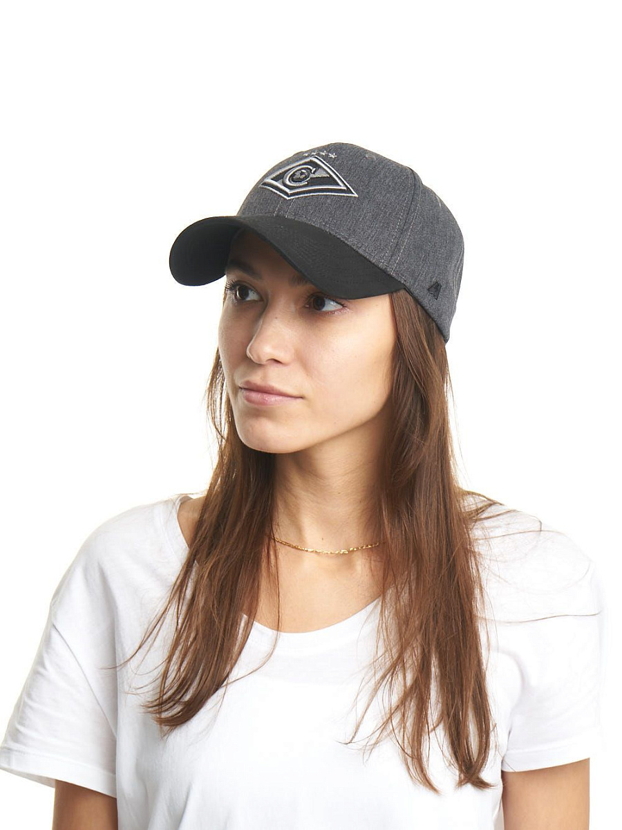 Бейсболка Спартак 120304 серо-черная