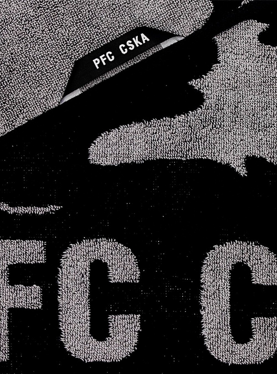Полотенце PFC CSKA CAMO 140 х 70 см, цвет чёрный