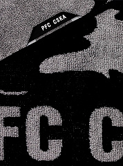 Полотенце PFC CSKA CAMO 140 х 70 см, цвет чёрный
