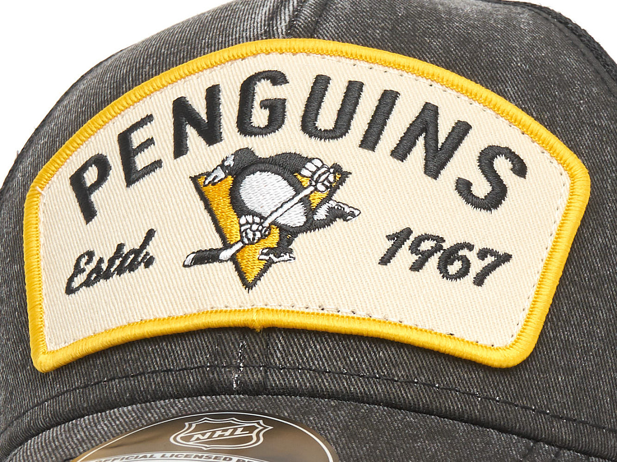 Бейсболка NHL Pittsburgh Penguins летняя винтажная 31108