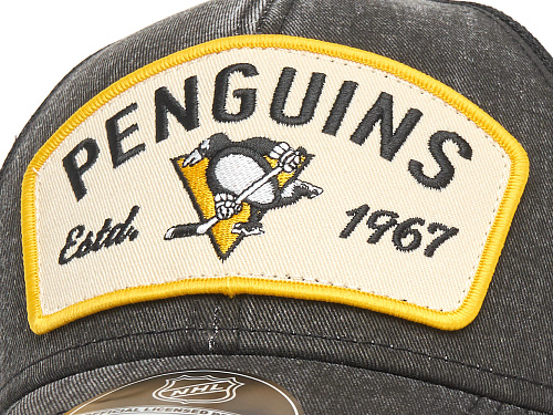 Бейсболка NHL Pittsburgh Penguins летняя винтажная 31108