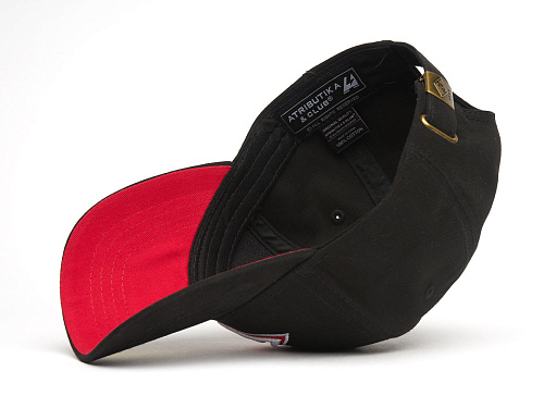 Детская бейсболка Спартак черно-красная 120326