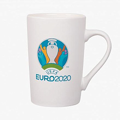 Кружка белая "Эмблема ЕВРО 2020" 350мл