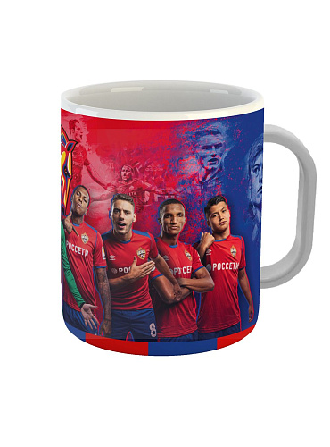 Кружка керамическая ЦСКА "Команда"
