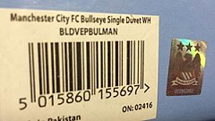 Постельное белье двухстороннее 1,5 спальное Манчестер Сити Duvet Set BE
