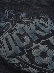 Футболка Эмблема ПФК ЦСКА цвет камуфляж серый