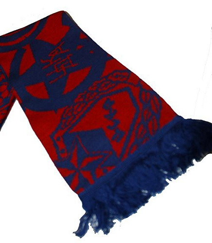 Шарф вязаный ЦСКА Эмблемы