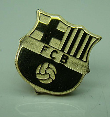 Значок Барселона золото