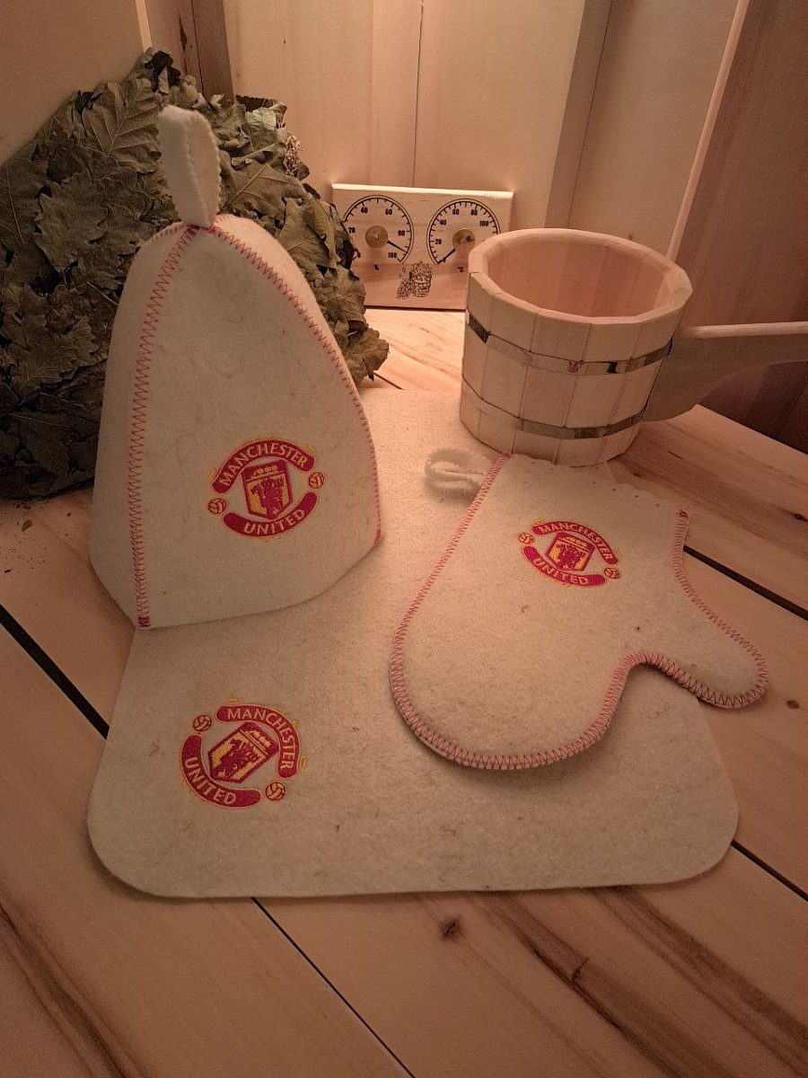 Банный набор Манчестер Юнайтед, белый