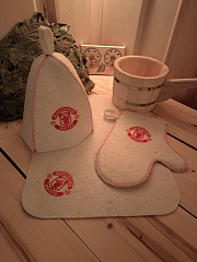 Банный набор Манчестер Юнайтед, белый