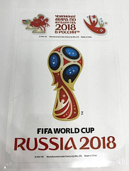 Наклейка на авто FIFA Эмблема TS01