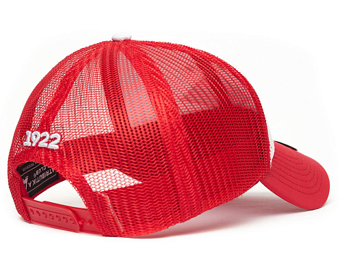 Бейсболка Спартак 120450 летняя красно-белая