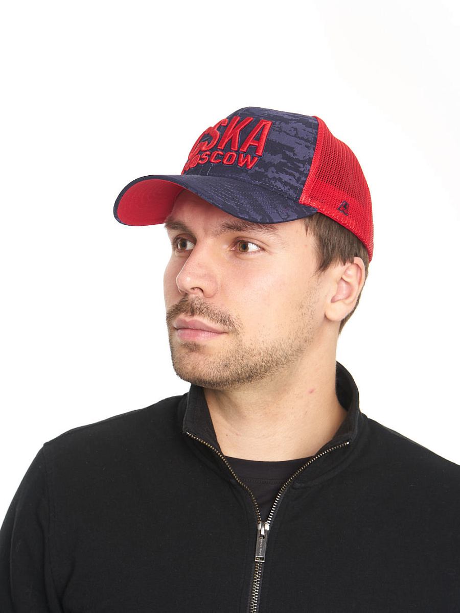 Бейсболка CSKA сине-красная 40003