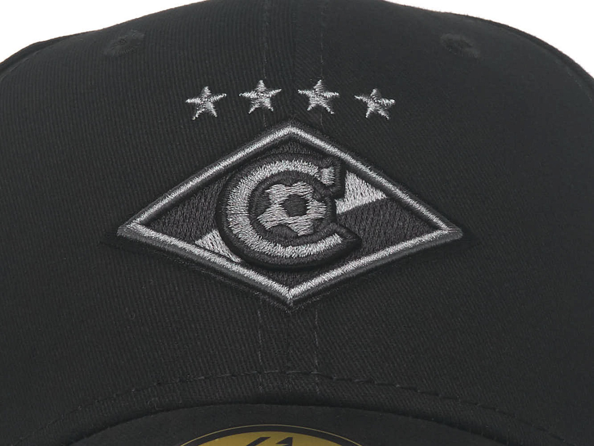 Бейсболка Спартак черная 120357